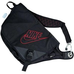 🌟 Nike Red Black Sling Shoulder Messenger Bag Techwdsf Gorpcore Vintage